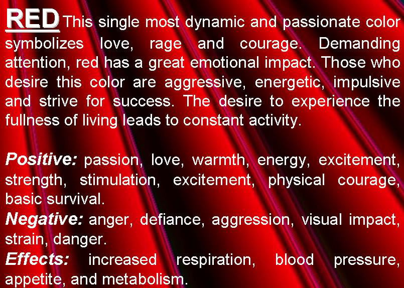 The Color Psychology Of Red