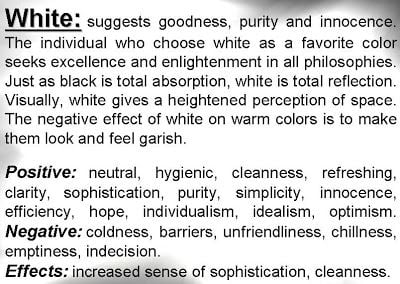 White Color Psychology and Meaning