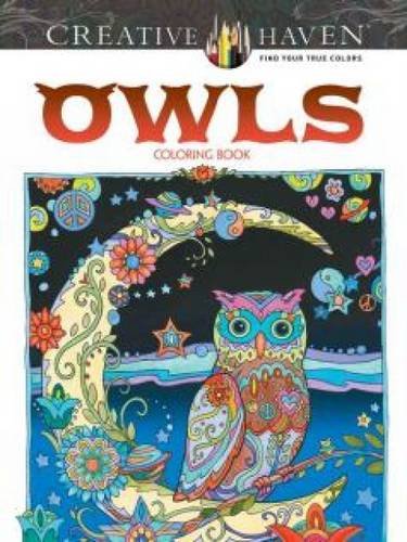 5 adult coloring book owls