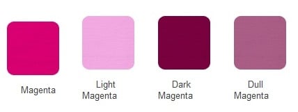 Magenta: Psychology, Meaning & Color Code (HEX, RGB, CMYK)