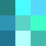 cyan shades