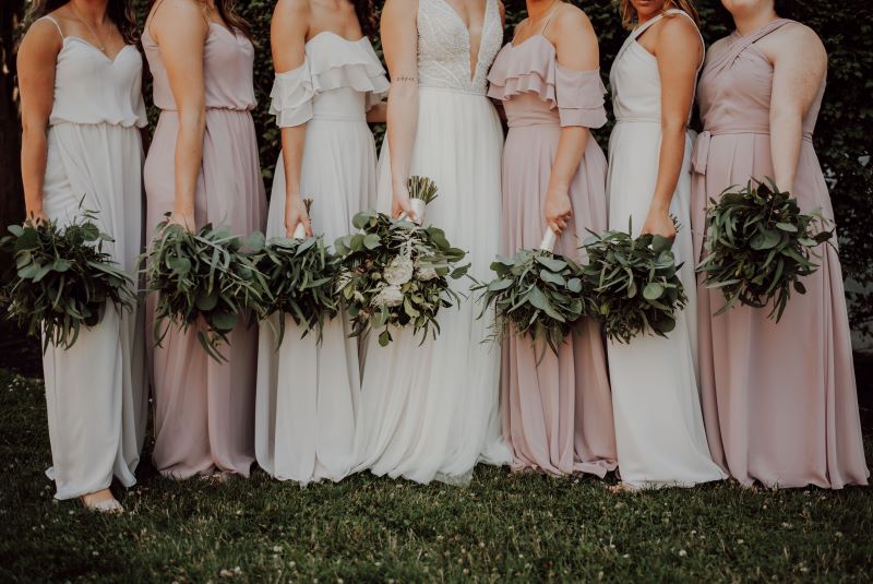 dustry rose wedding