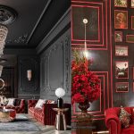 red color home decor