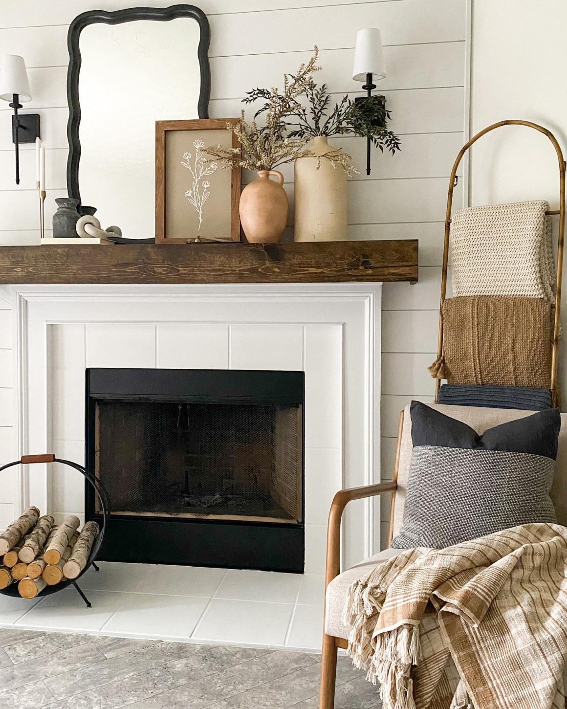 20+ Mantel Decor Ideas to Modernize Your Fireplace in 2023 Color