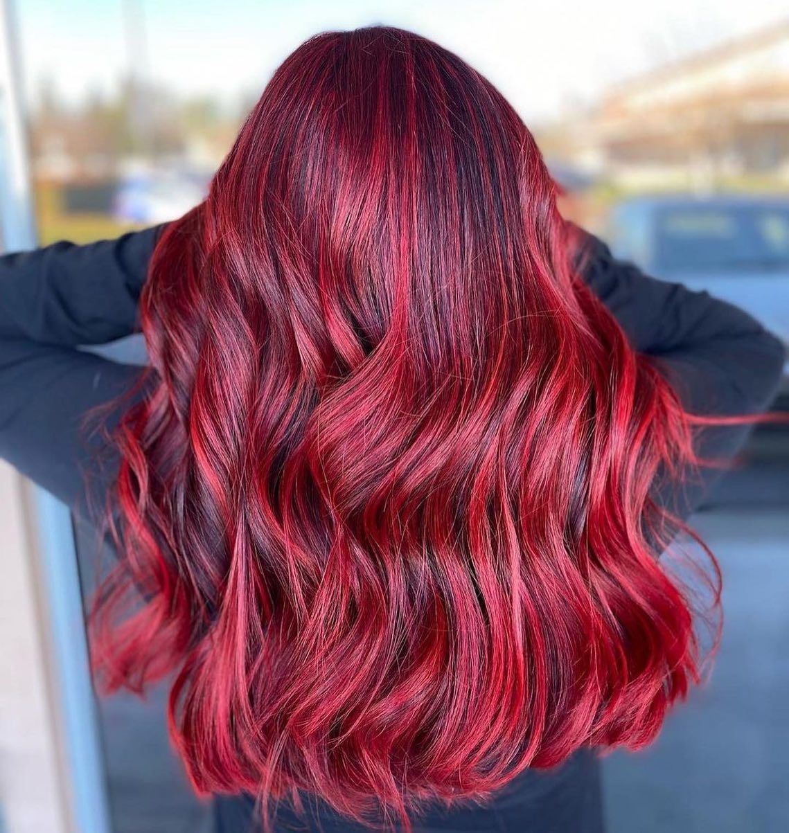 63 Best Red Ombre Hair Color Ideas for Long Hair