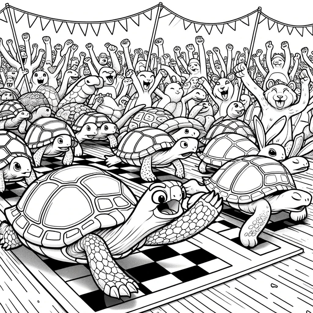 turtle coloring page 6