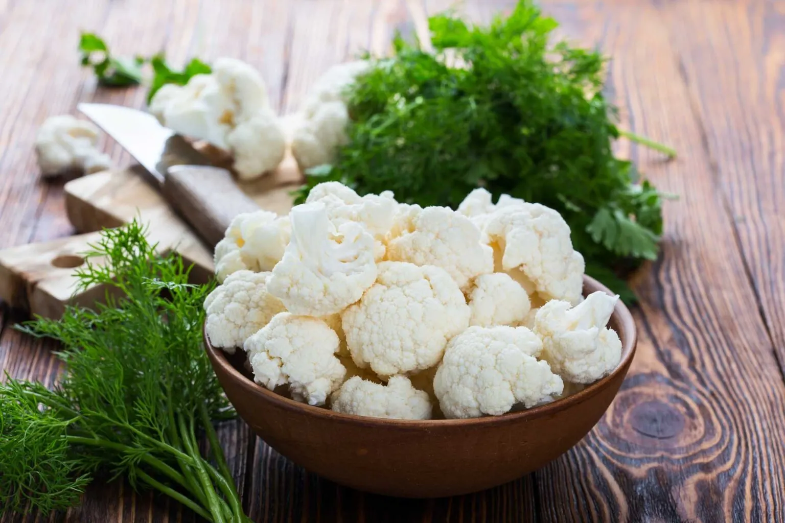 white cauliflower food