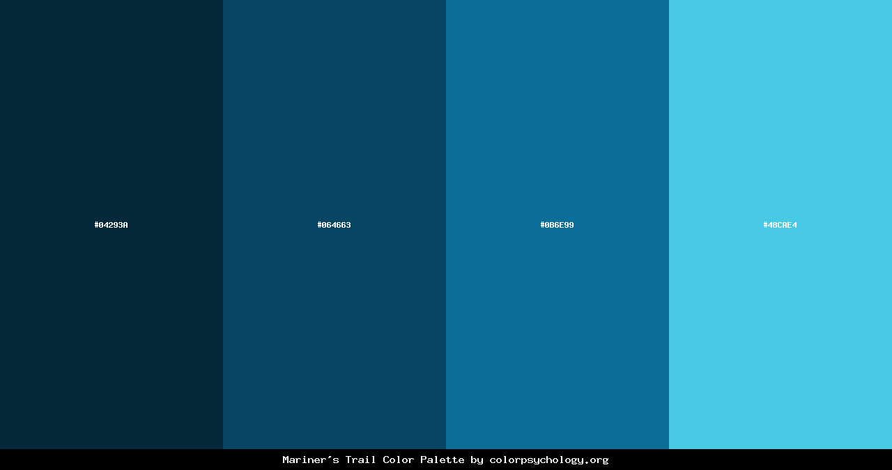 mariners trail night blue palette
