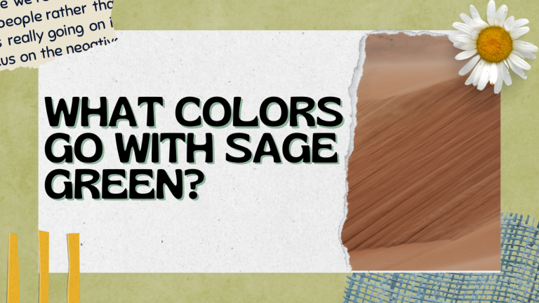 What Colors Go With Sage Green